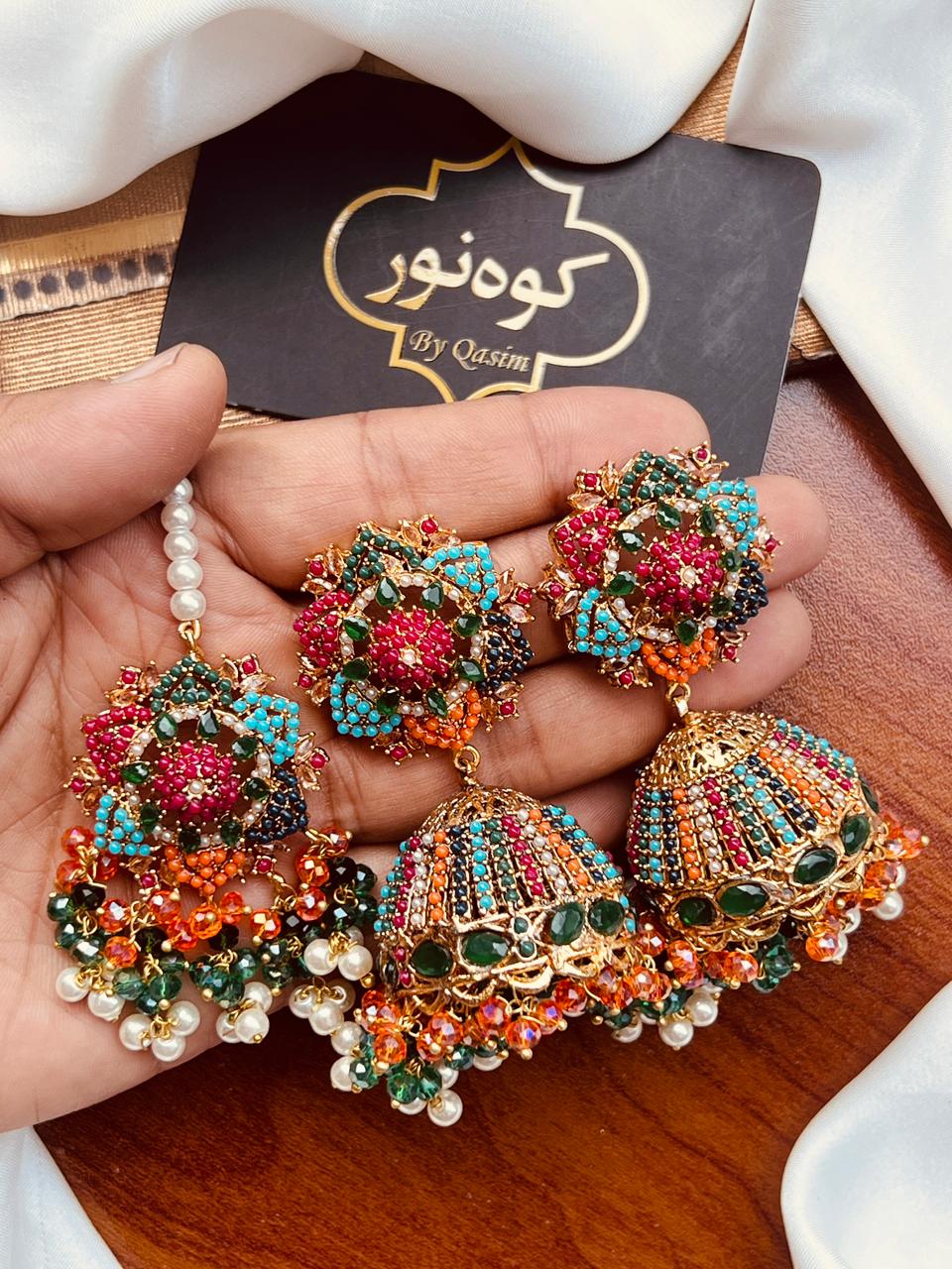 Nortan Jhumki Teka