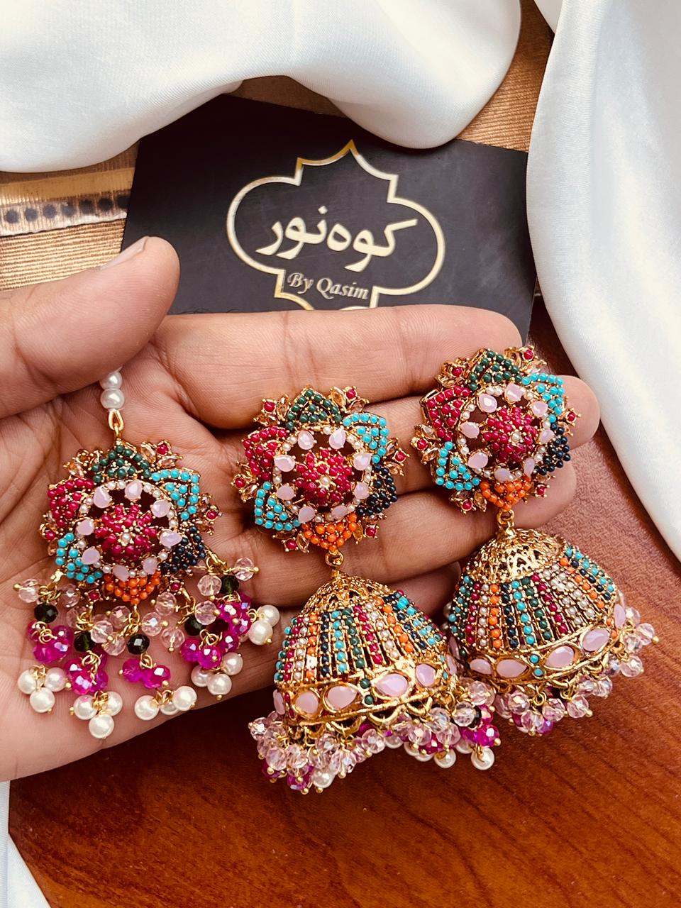 Nortan Jhumki Teka
