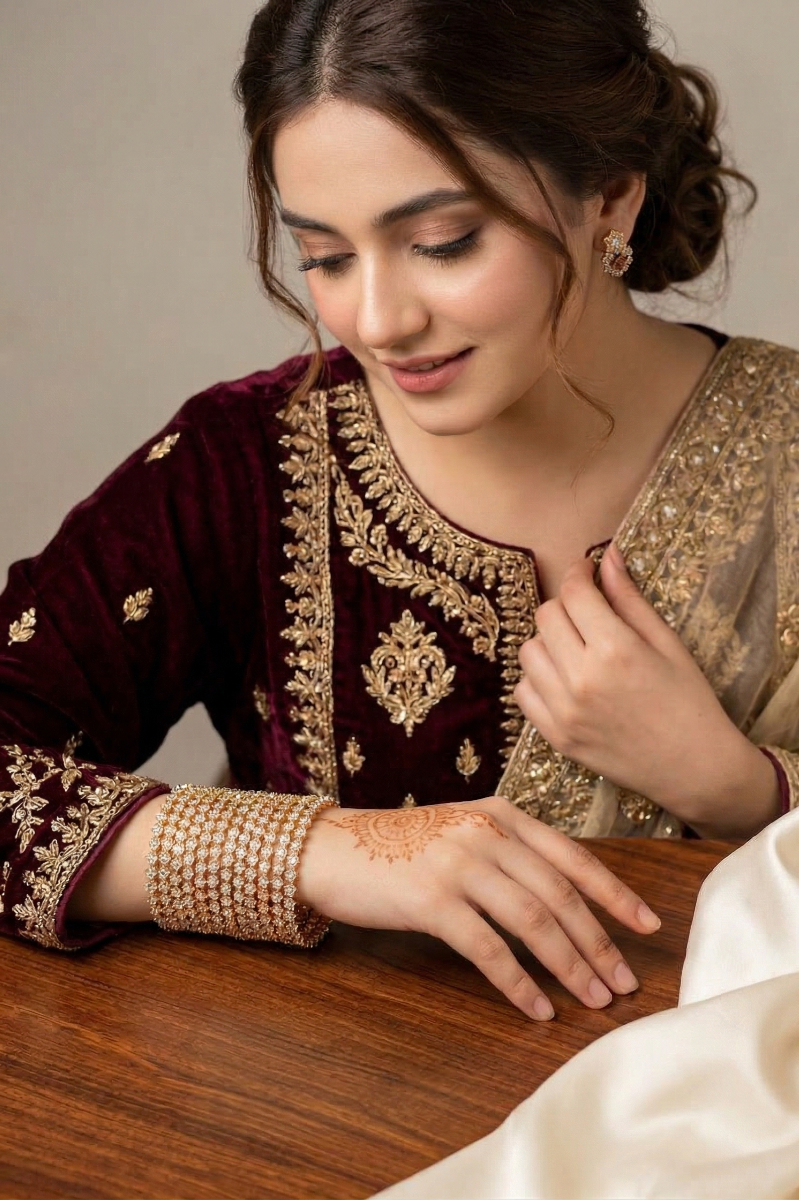 Zircon Bangles Set