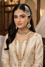 Beautiful Kundan Bridal Set - 3 Colours