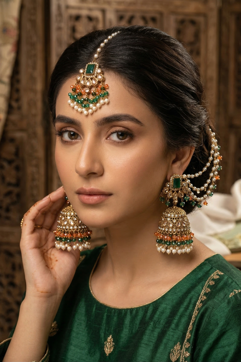 Nortan Sahary Jhumki With Teka