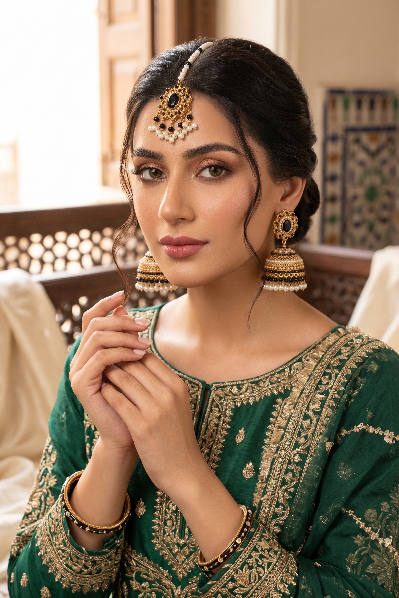 Casting Jhumki Teka Set