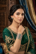 Zircon Silver Green 12-Piece Bangles Set