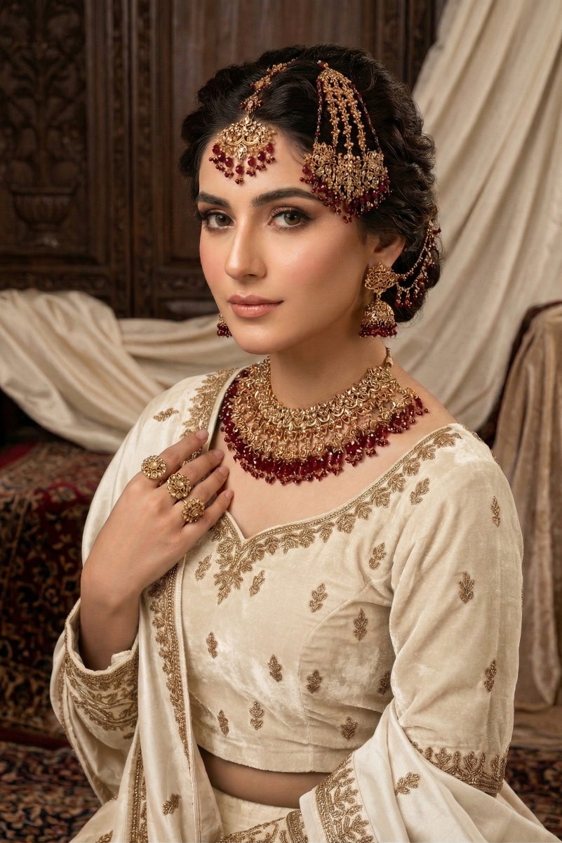 Casting Bridal Set with Ring.