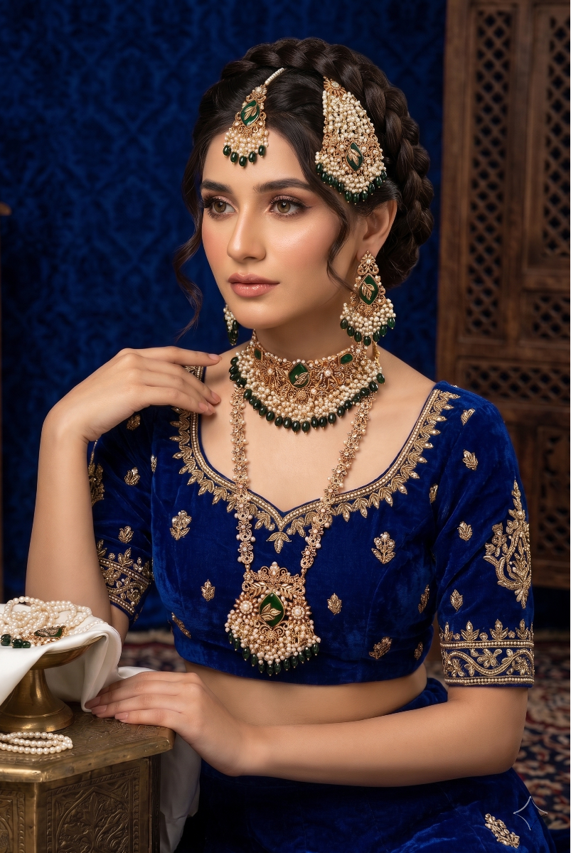 Casting Mala Bridal Set