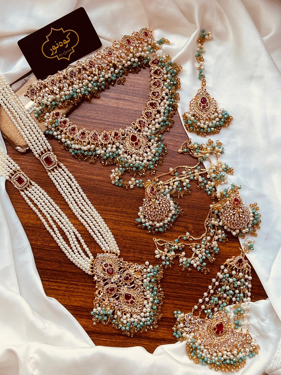 Beautiful Elegant Traditional Bridal Set – 6 Colours