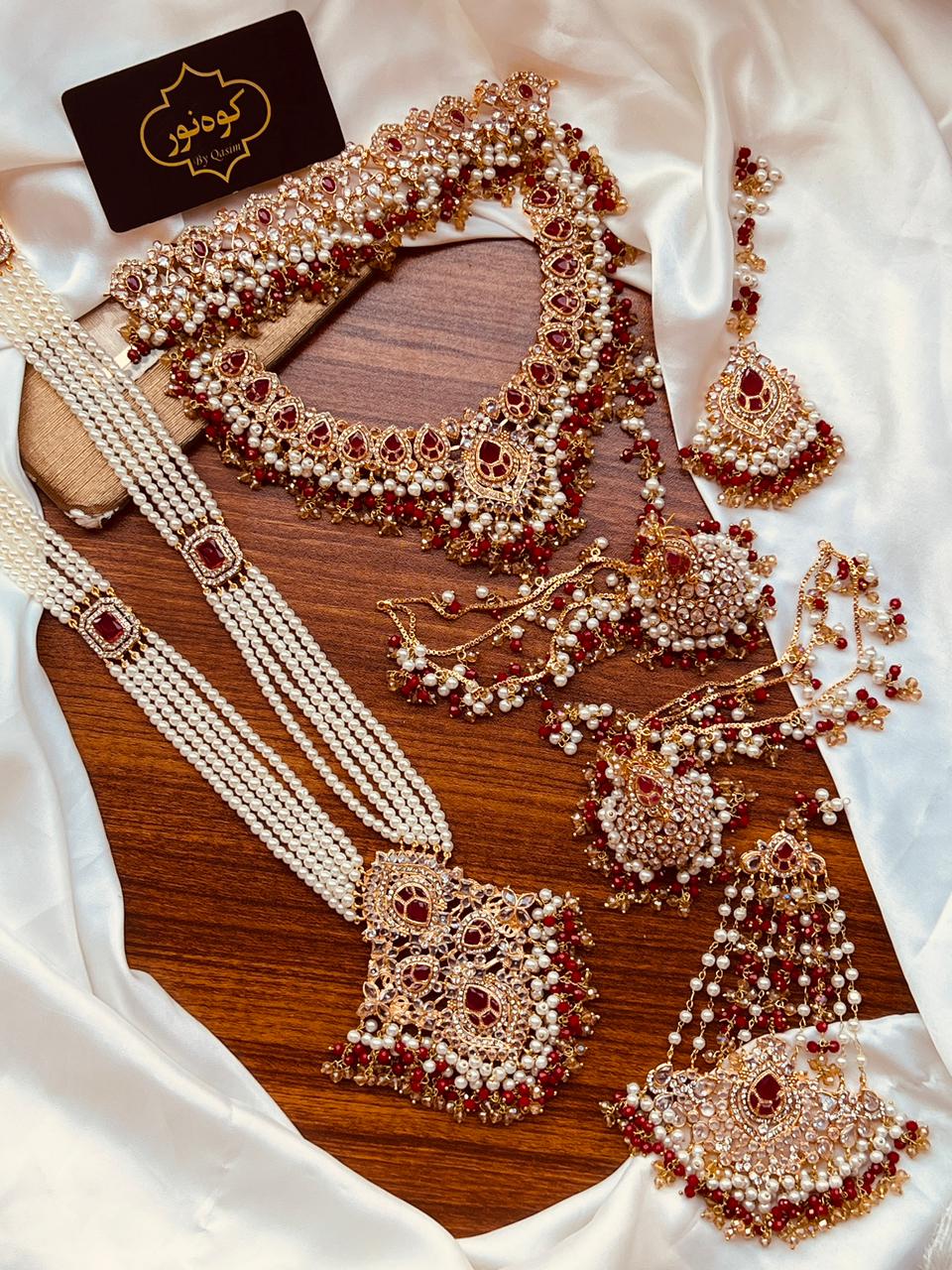 Beautiful Elegant Traditional Bridal Set – 6 Colours