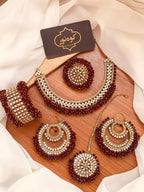 Beautiful Manjos Partywear Set with Bangles