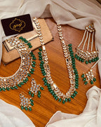 Beautiful Kundan Bridal Set - 3 Colours