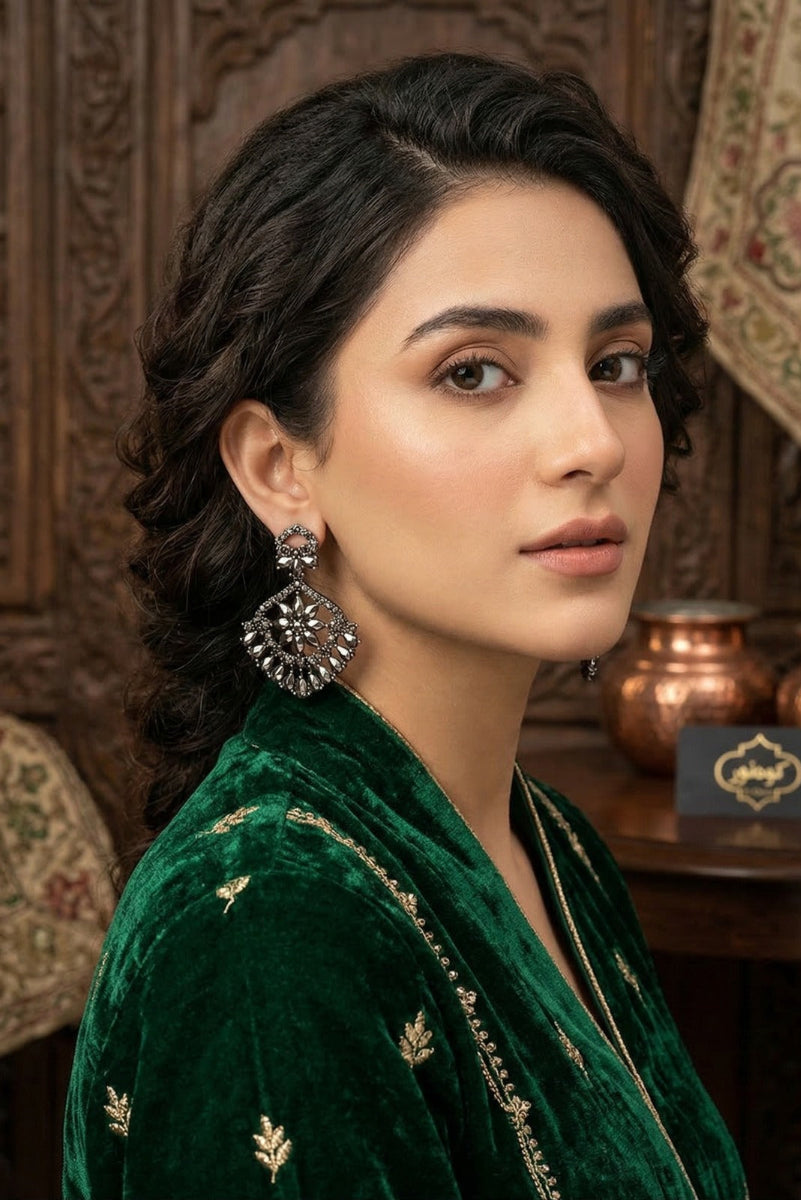 Victorian Polish Earring