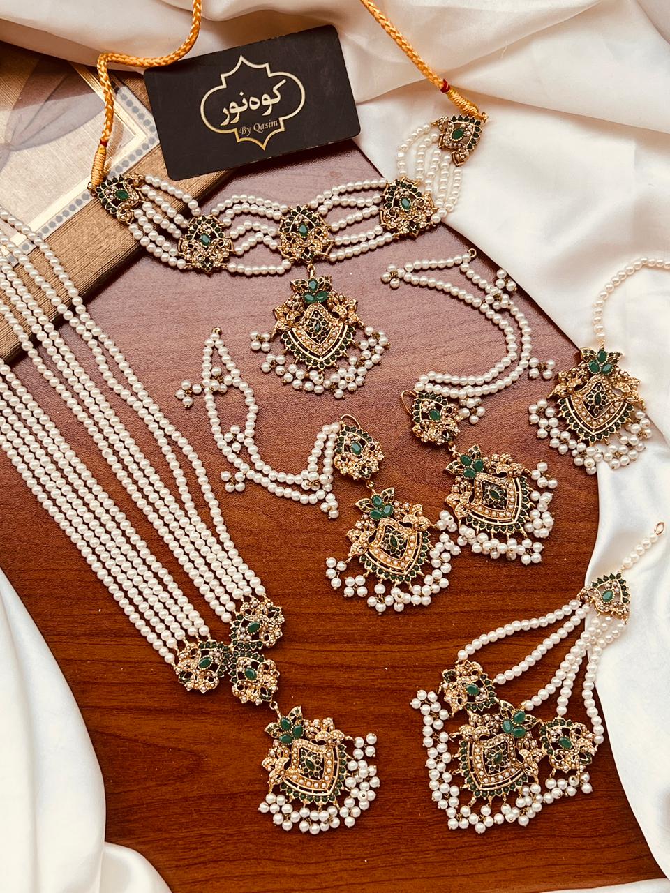Green Bridal Set