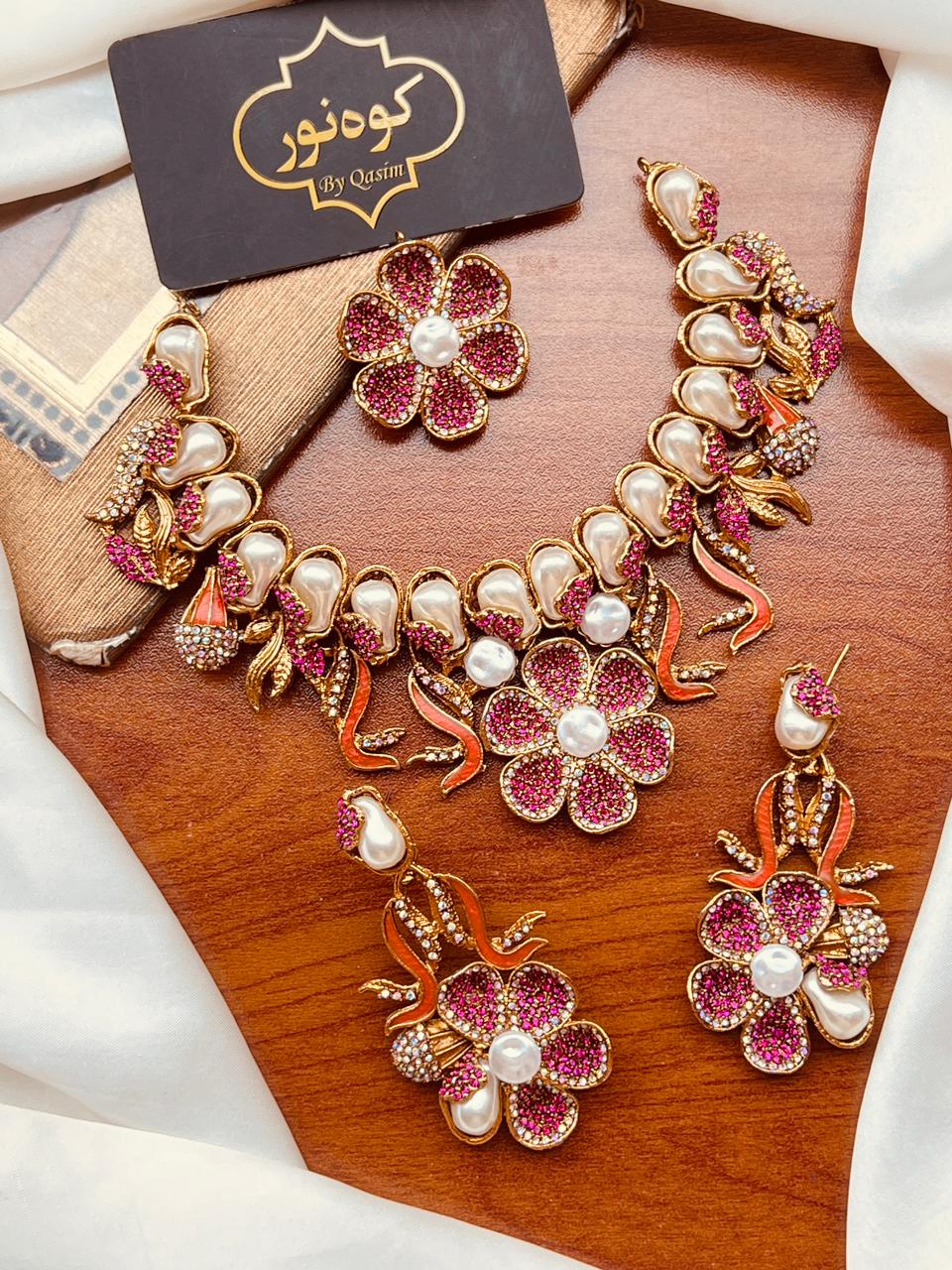 Turkish Partywear Flower Set