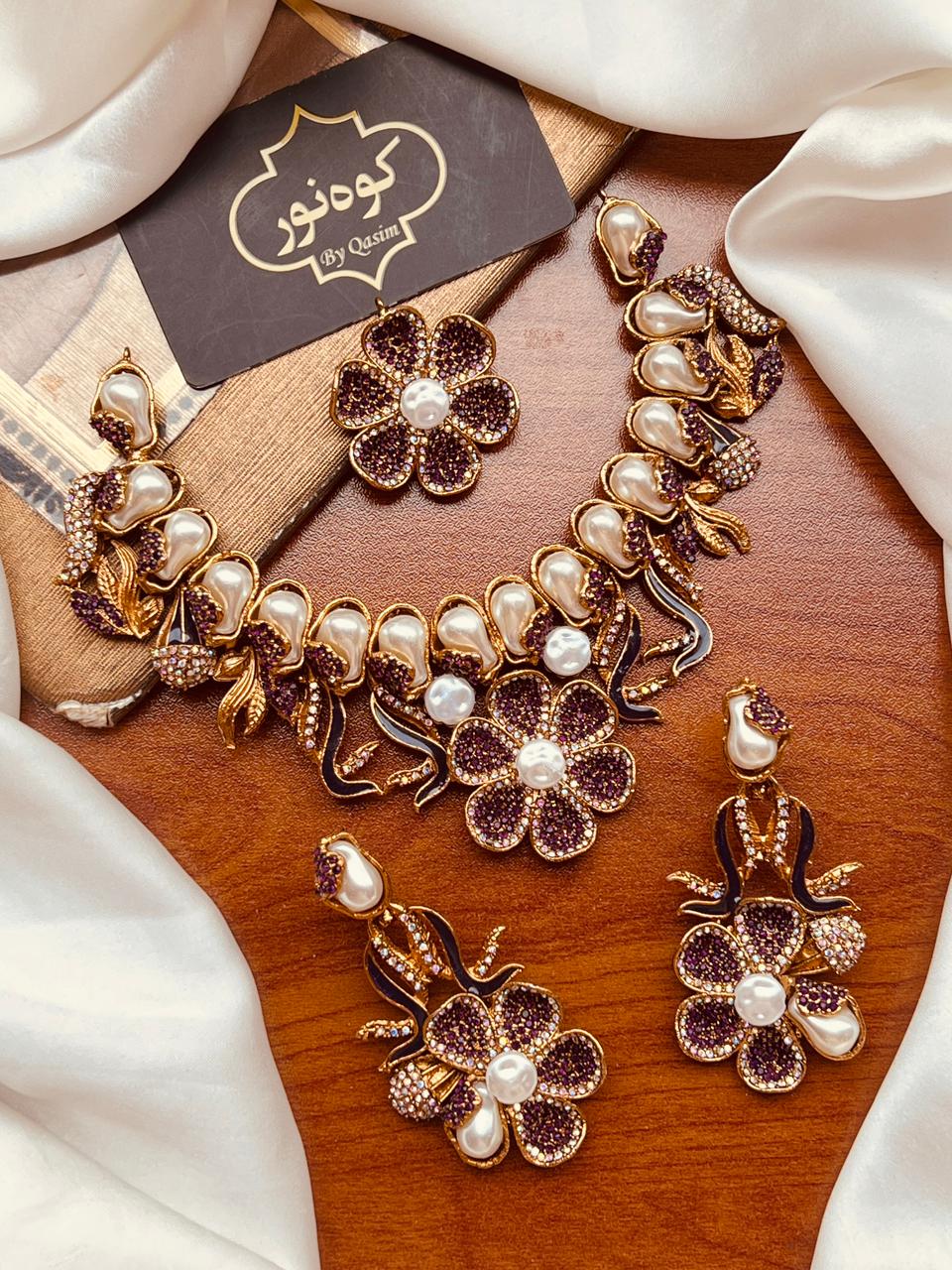 Turkish Partywear Flower Set