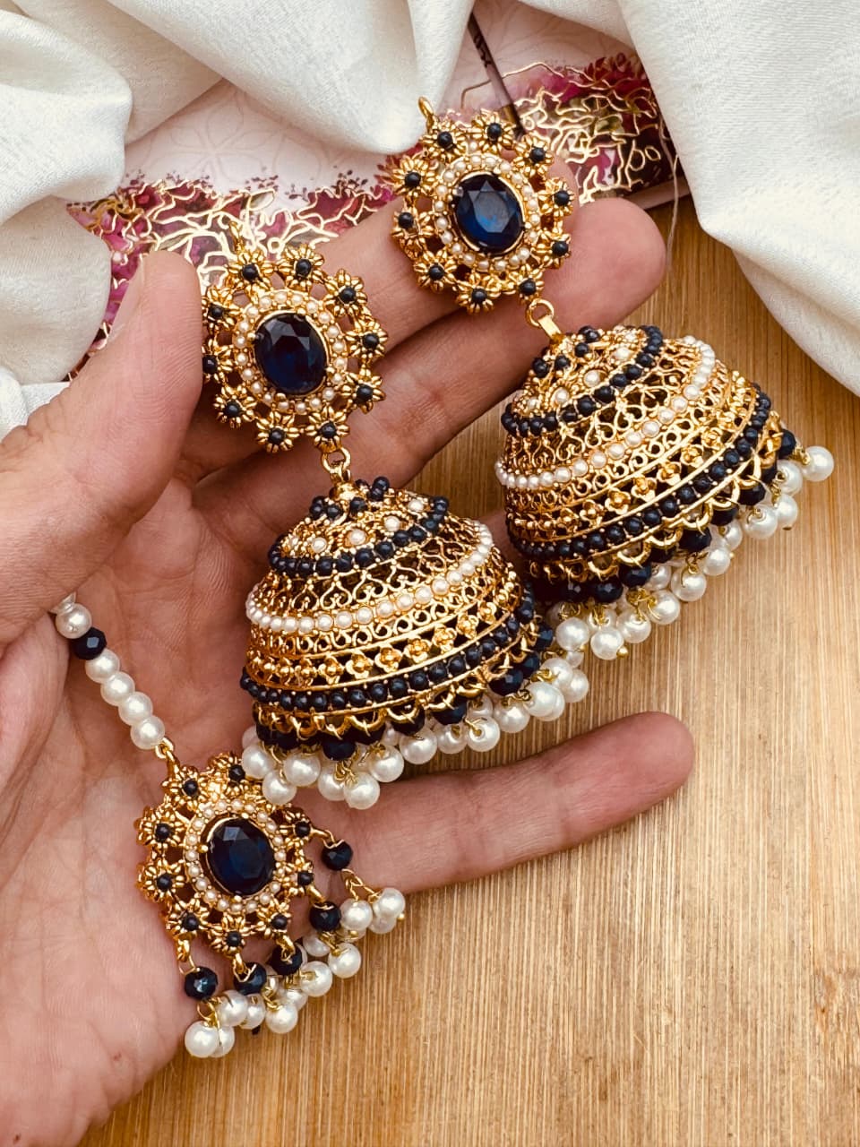 Casting Jhumki Teka Set