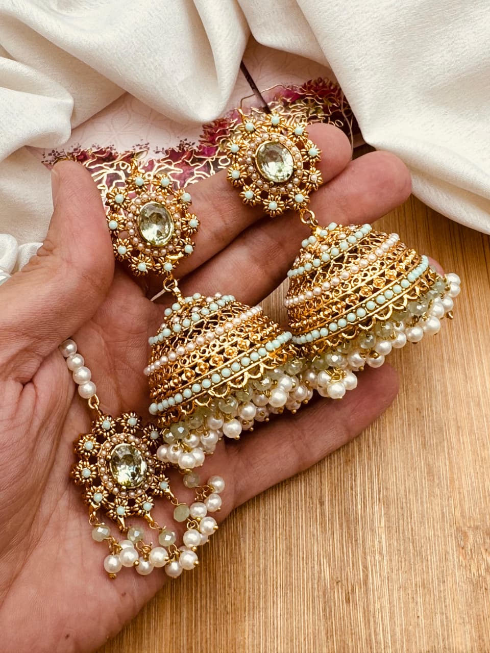 Casting Jhumki Teka Set