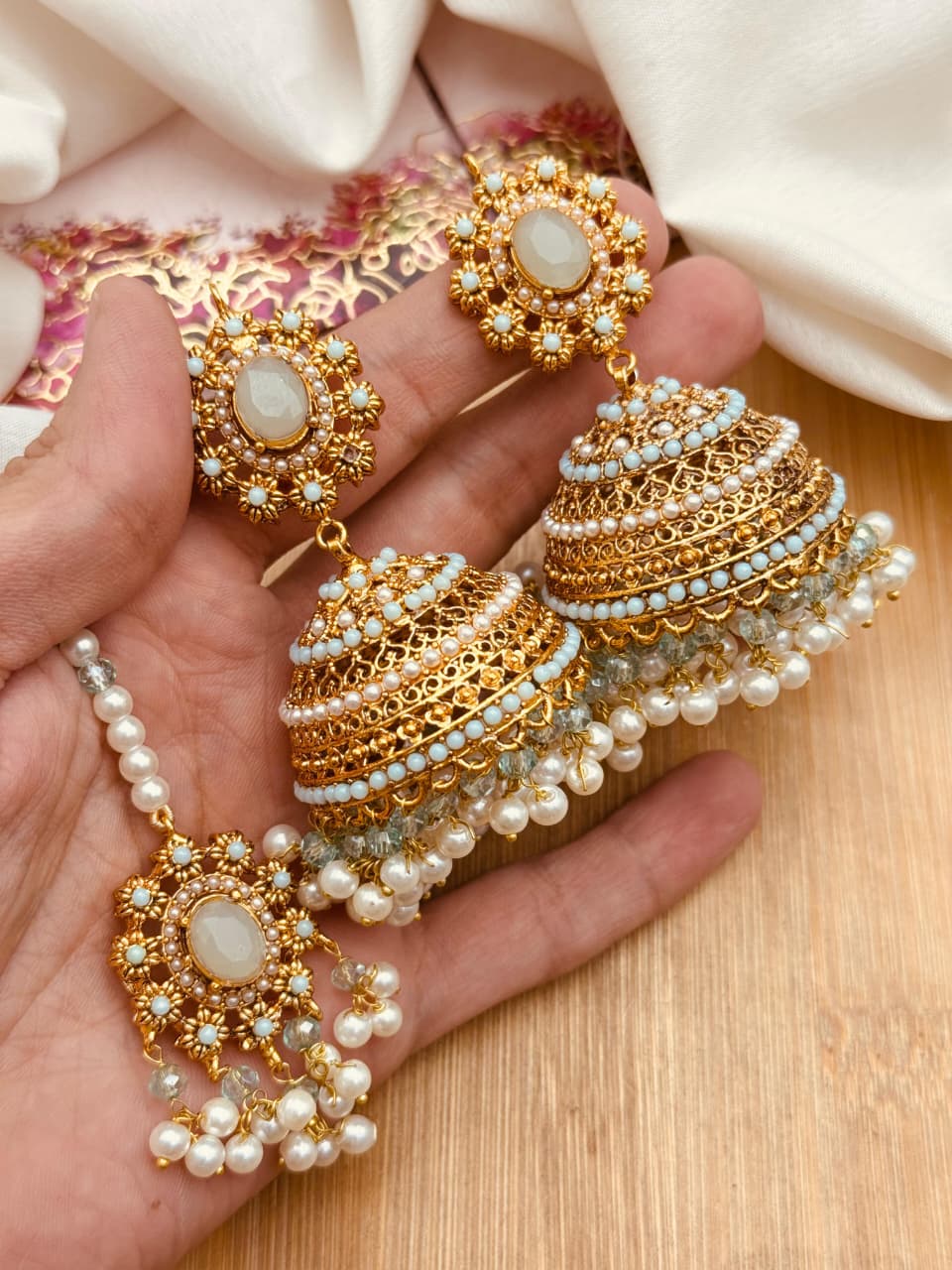 Casting Jhumki Teka Set