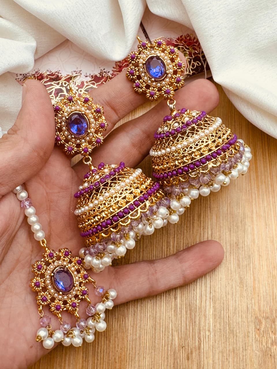 Casting Jhumki Teka Set