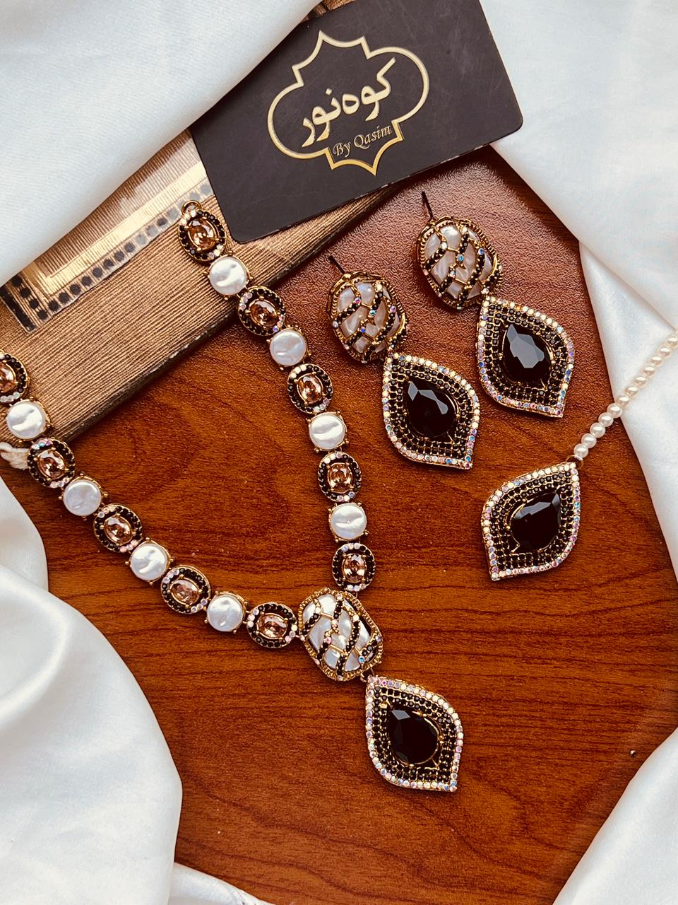Turkish Mala Earring Teka Set