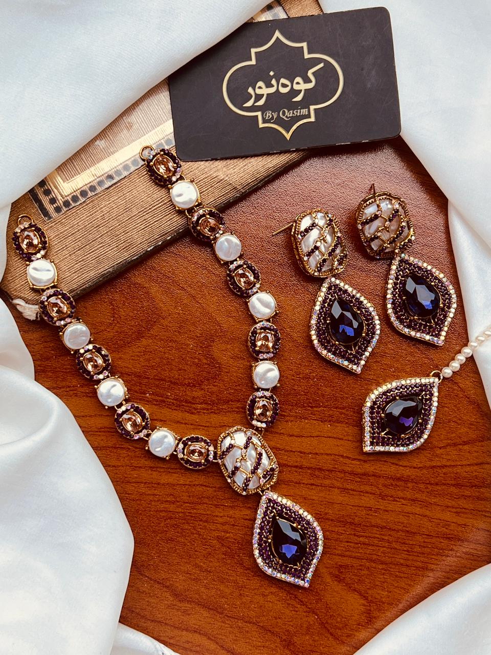 Turkish Mala Earring Teka Set