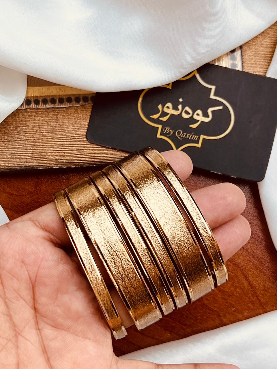 Six Piece Plain Bangles