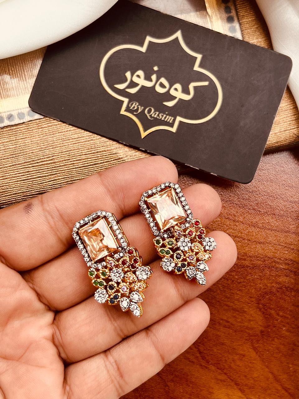 Oxidised Zircon Tops