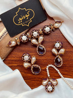 Beautiful Turkish Partywear Choker Set  - (7 Colours)