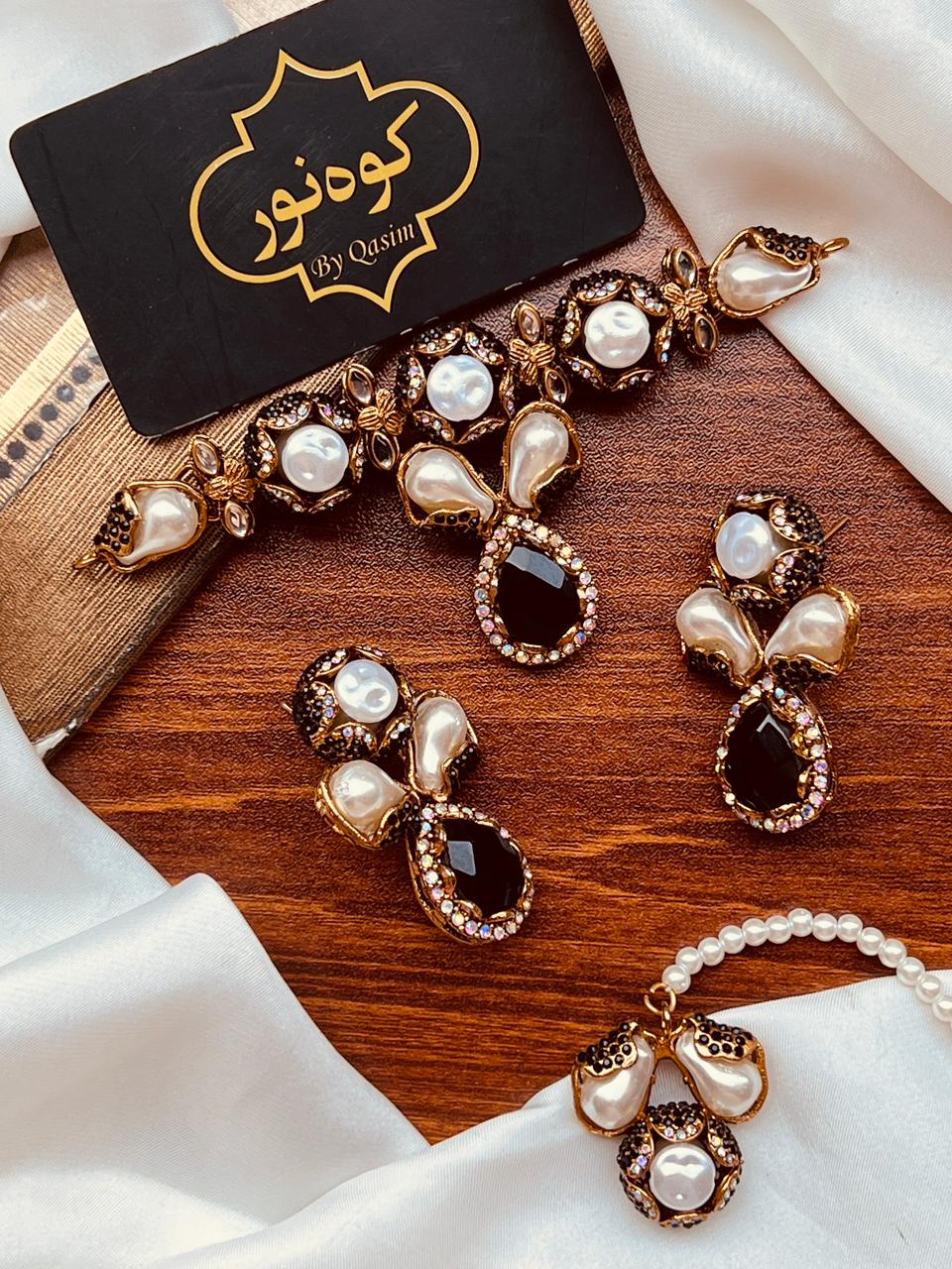 Beautiful Turkish Partywear Choker Set  - (7 Colours)