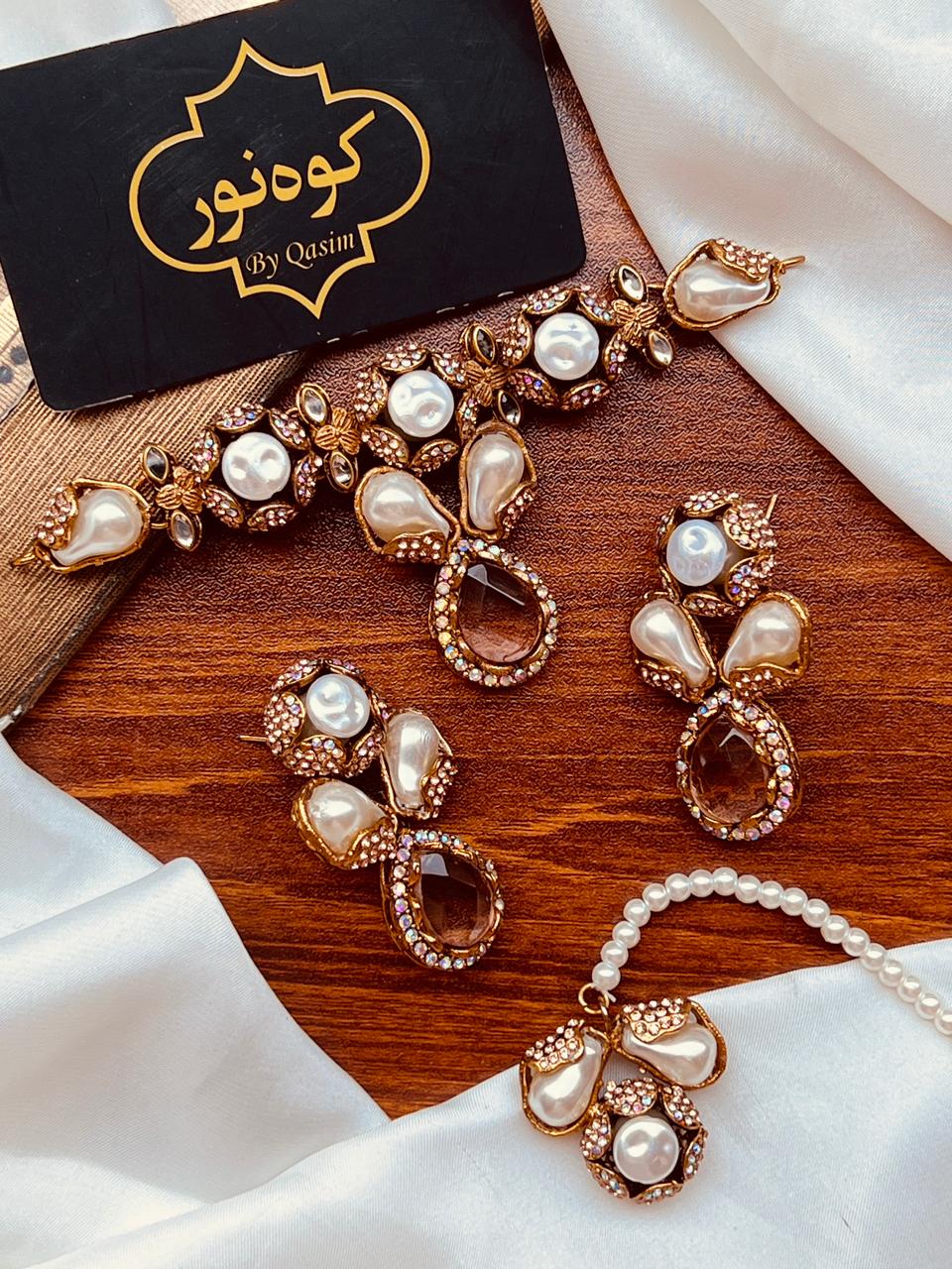 Beautiful Turkish Partywear Choker Set  - (7 Colours)