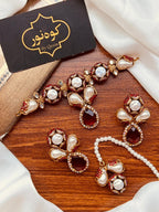 Beautiful Turkish Partywear Choker Set  - (7 Colours)