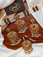 Beautiful Elegant Hyderabad Choker Set – 8 Colours