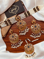 Beautiful Elegant Hyderabad Choker Set – 8 Colours