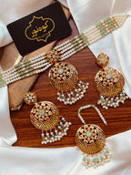 Beautiful Elegant Hyderabad Choker Set – 8 Colours