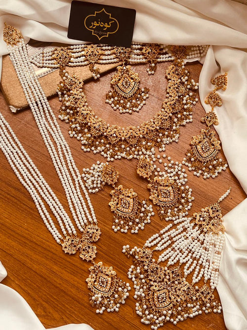 Beautiful Elegant Bridal Nortan Set – 4 Colours