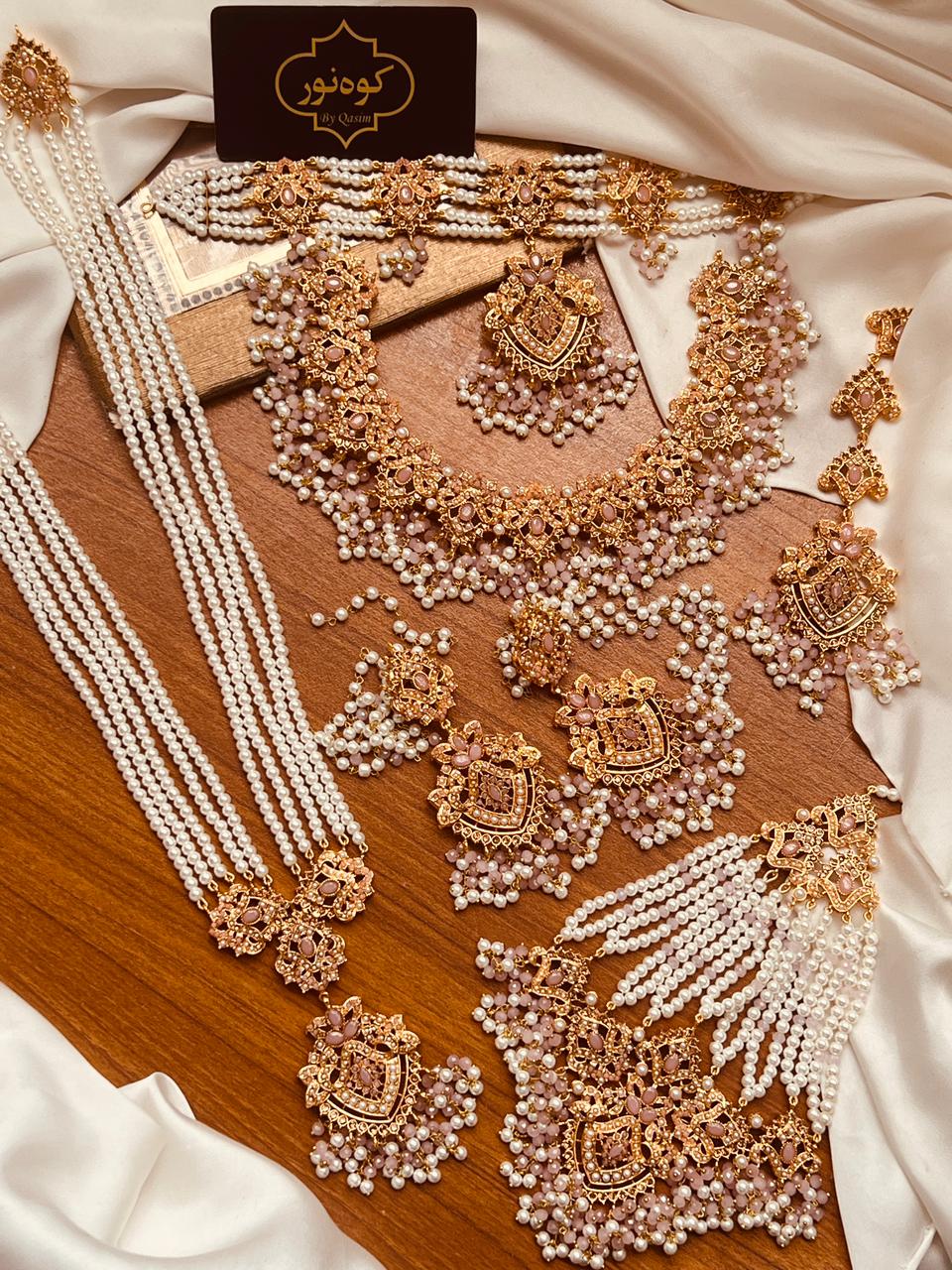 Beautiful Elegant Bridal Nortan Set – 4 Colours