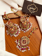 Beautiful Nortan Jhumki with Tika