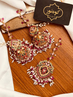 Beautiful Nortan Jhumki with Tika