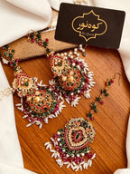 Beautiful Nortan Jhumki with Tika
