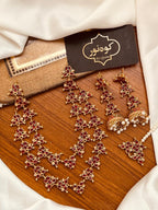 2 Layer Mala Jhumki Teka Set