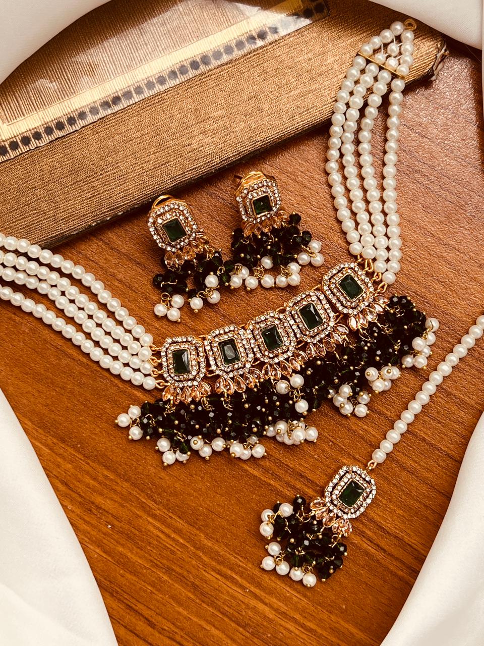 Beautiful Elegant Partywear Choker Set – 8 Colours