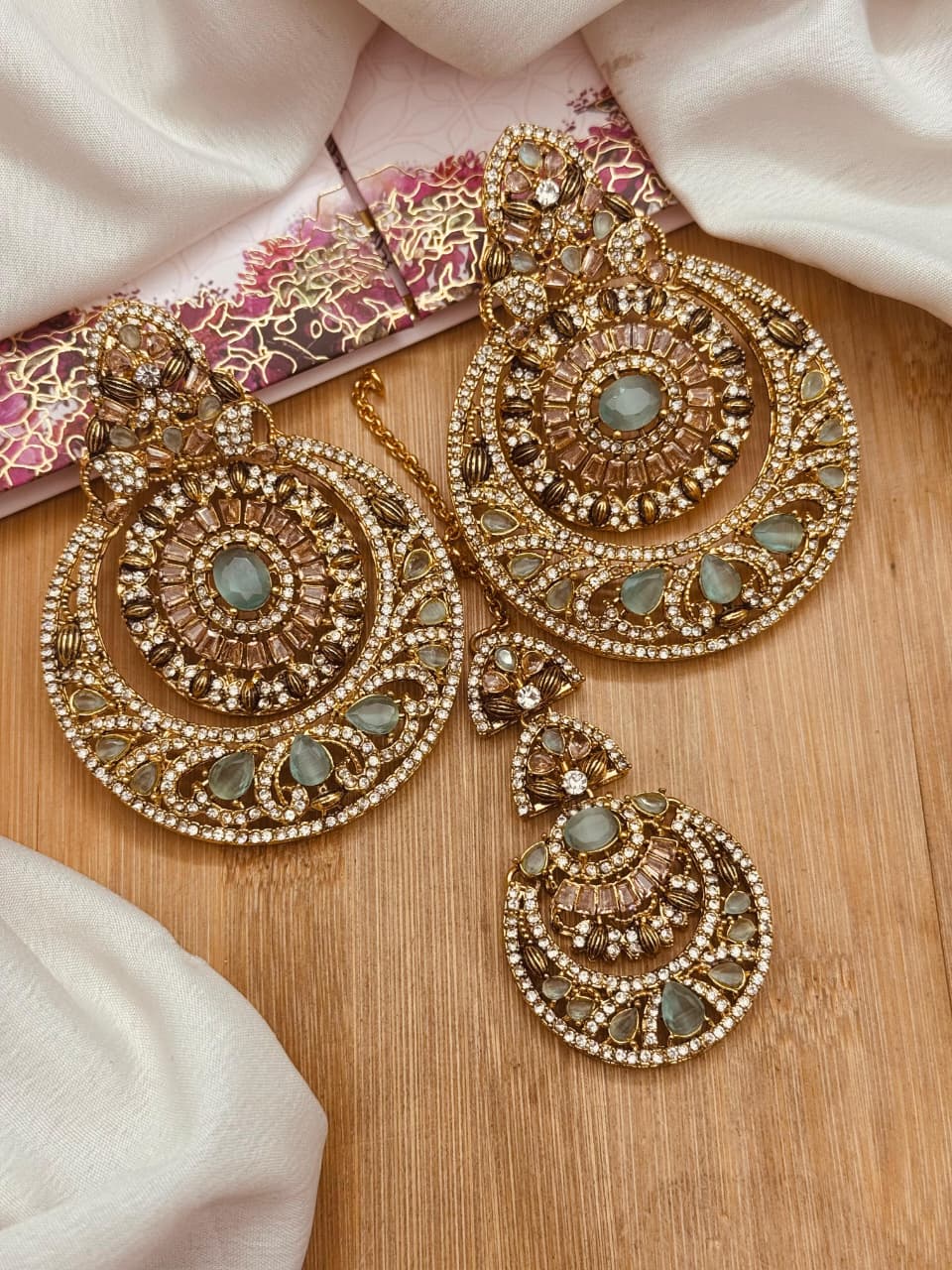 Long Earring With Teka Set