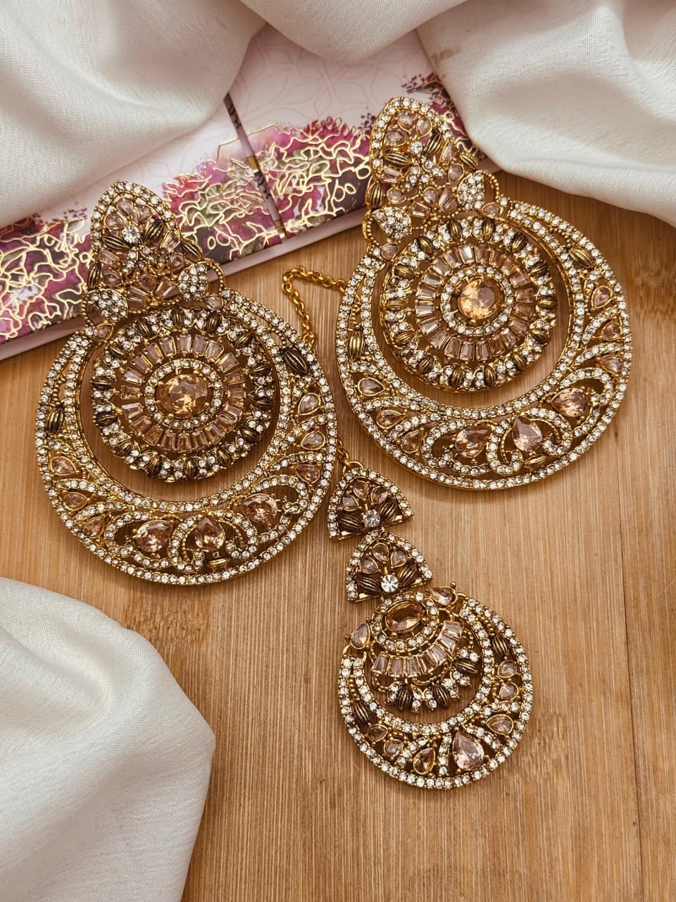 Long Earring With Teka Set